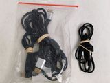 two cords and a charger in a bag