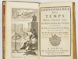 un livre ouvert avec le dessin d'un homme sur un cheval