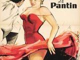a poster for a movie starring a woman in a red dress and a man in a white shirt