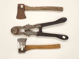 four different types of tools are displayed on a white surface