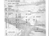 a black and white photo of a document with a picture of a person on it