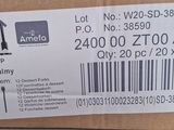 a close up of a box with a price label on it