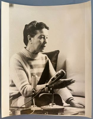 Marc Foucault. Simone de Beauvoir vers 1965.