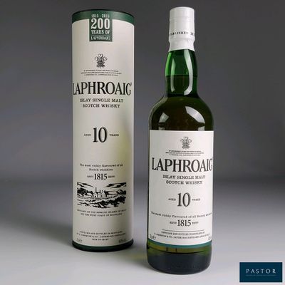 laphroa 10 year old single malt scotch whisky