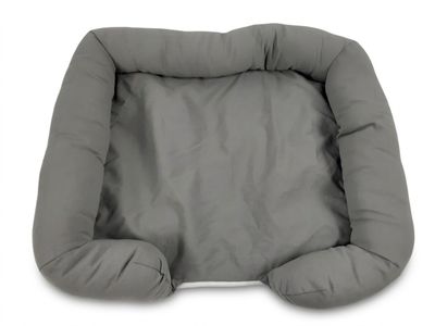 AMAZONBASICS - Ce panier matelassé possède 1 revêtement gris…