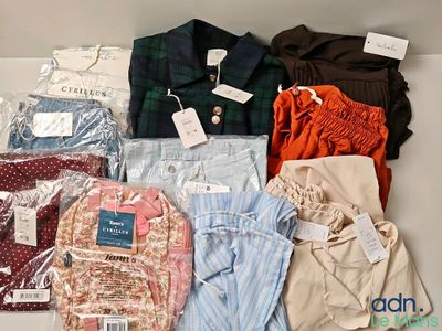 un tas de vêtements posés sur une table