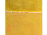 an image of a painting with yellow and blue on a white background