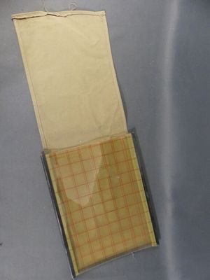 a piece of paper that has been placed on a table