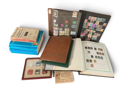 many different types of stamps on this book