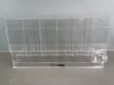 clear acrylic acrylic display case with divider