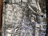 a box of aluminum foil wrapped in aluminum foil
