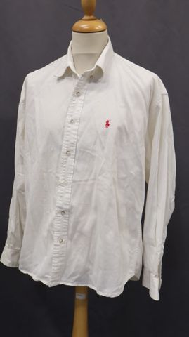 RALPH LAUREN – Une chemise blanche homme. Taille L