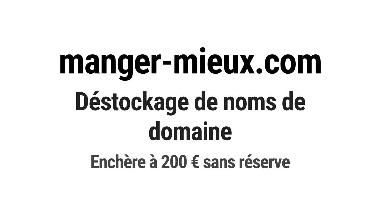 Destockage & Invendus