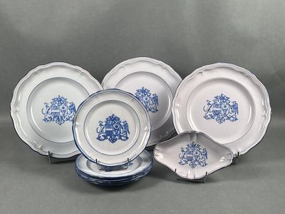 Emile GALLE (Lorraine). Réunion de 3 plats (diam. 32,5 cm), … - Photo 1