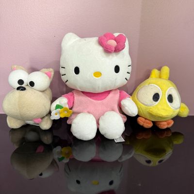 Lot de 3 peluches officielles Manga: HELLO KITTY 20cm et 2 D…