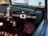 a close up view of a dashboard of a classic car