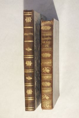 Lot de 2 livres in-12 - CARNOT : « Mémoire adressé au Roi en…