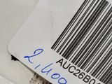 a close up of a piece of paper with a barcode on it