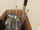 a cardboard box with a bunch of tools inside of it