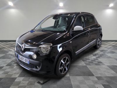 a picture of a black car parked in a garage