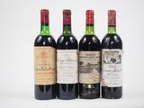trois bouteilles de vin sont alignées sur une surface blanche