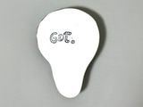 a small white light bulb with the word go written on it
