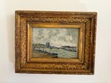 a picture of a painting hanging on the wall