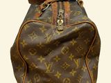 louis vuitton monogram canvas and leather shoulder bag