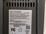 a close up of a power supply with a label on it