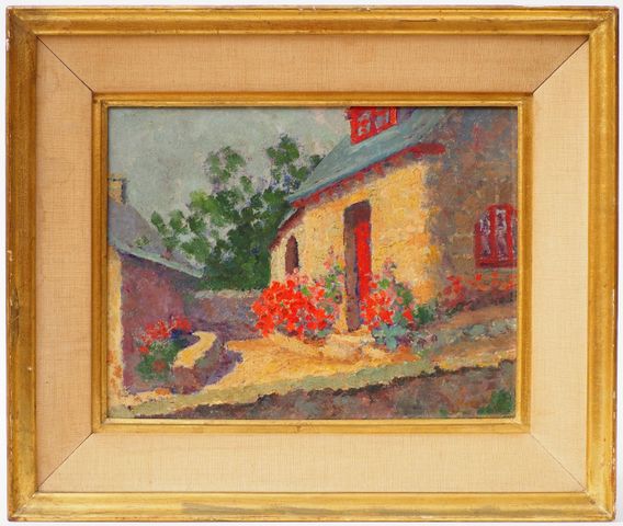 Paul RUBEN (1882-1955)
Maison à Bréhat
Huile sur isorel
27 x 35 c...