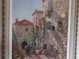 a picture of a painting hanging on the wall