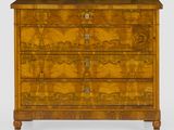 an image of a chest of drawers with drawers on each side