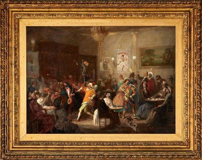 Ecole française du XIXe siècle dans le style d'Abel Truchet