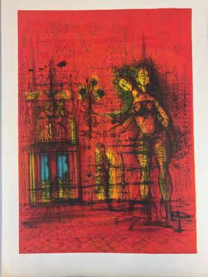 une image représentant un tableau d'une femme dans une cage