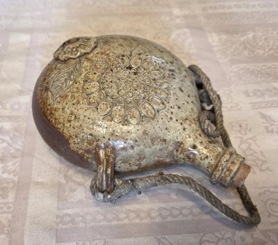 a metal object that is sitting on a table