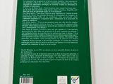 the back cover of a book on a white surface