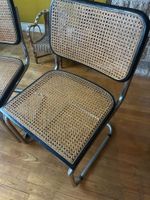 4 chaises cannées, Made in Italie, années 70 (photo 2)