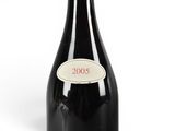 a close up of a bottle of wine with a label on it