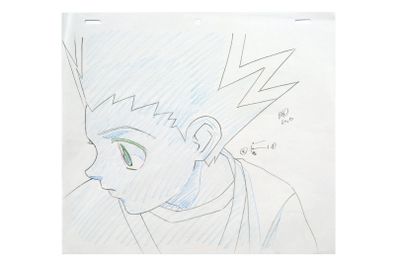 dessin représentant un jeune garçon avec une crête iroquoise sur la tête