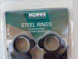 two pieces of steel rings in the package