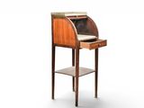an image of a small desk with a drawer on it