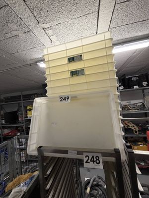 a stack of boxes that are stacked on top of each other