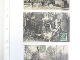 pictures of people in the woods on the page