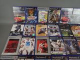 a lot of video games on display on the table