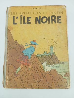 livre pour enfants français, « Les Aventures de Tintin », « L'Île noire »
