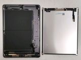 the back panel of a laptop with the bottom panel removed and the bottom panel removed