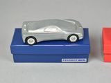 two toy cars that are sitting on a box