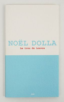 a white and blue notebook with the words noel dolla on it