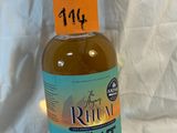 a bottle of rum that is sitting on a table