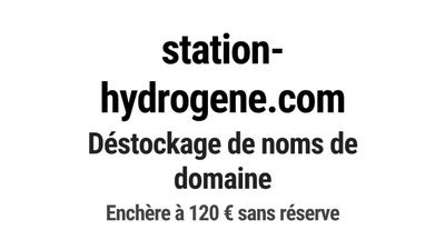 Nom de domaine station-hydrogene.